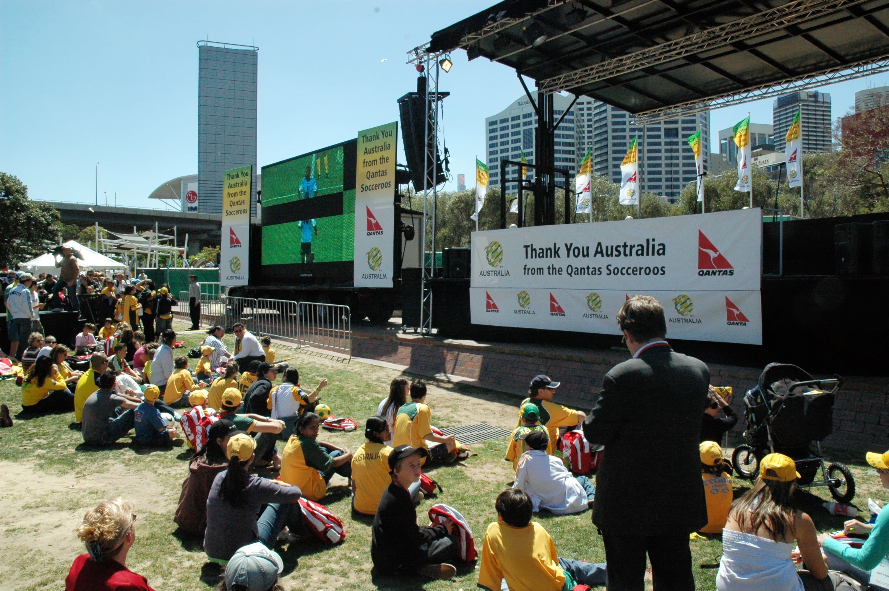 Qantas Socceroos Stage