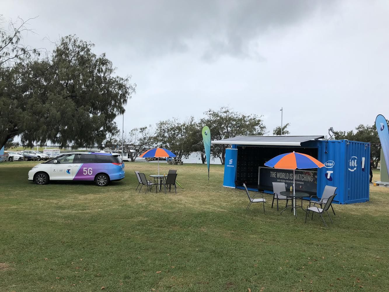 Telstra Intel 5G Internet Booth