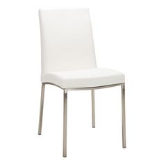 Chair - Dining - Leather - White
