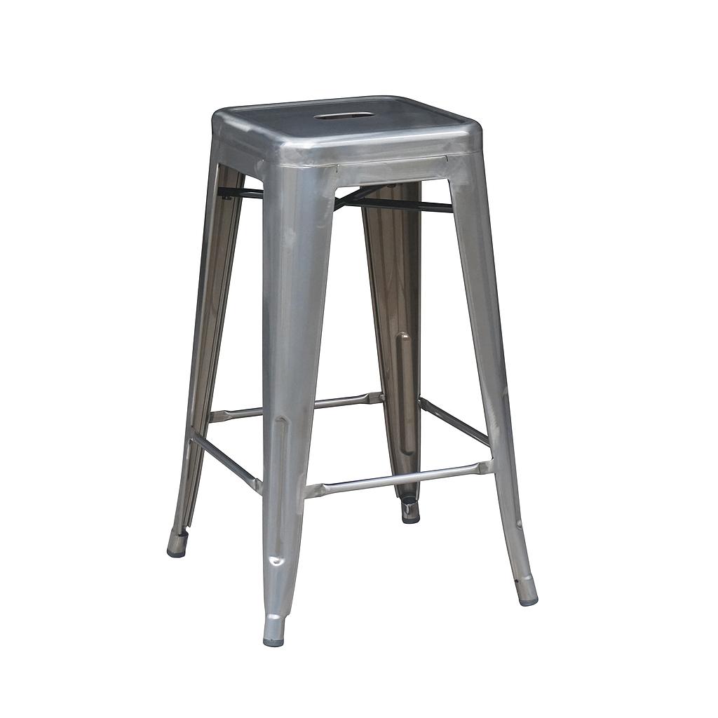 Stool - Tolix (silver) - 660mmH
