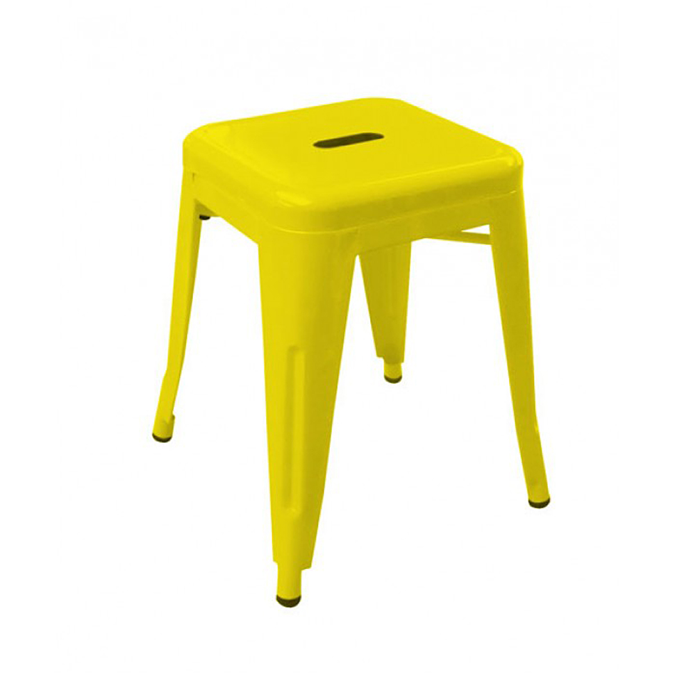 Stool - Tolix (yellow) - 450mmH
