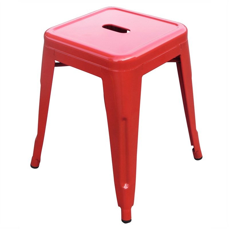 Stool - Tolix (red) - 450mmH