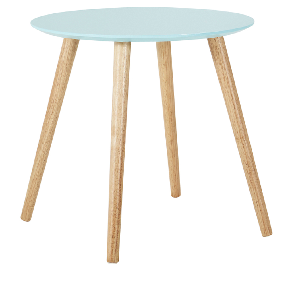 Table - Coffee - Blue & Woodgrain