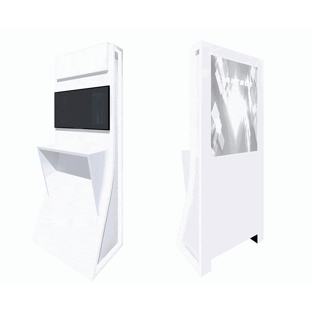 Exhibitor Pod - 32" Screen & Lightbox
