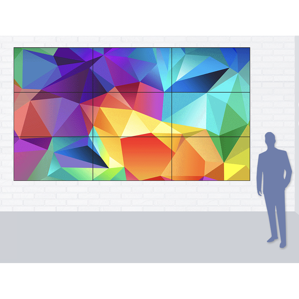 Videowall 165" (3 x 3 - 55")