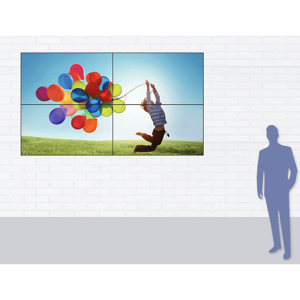 Videowall 109.84" (2 x 2 - 55")