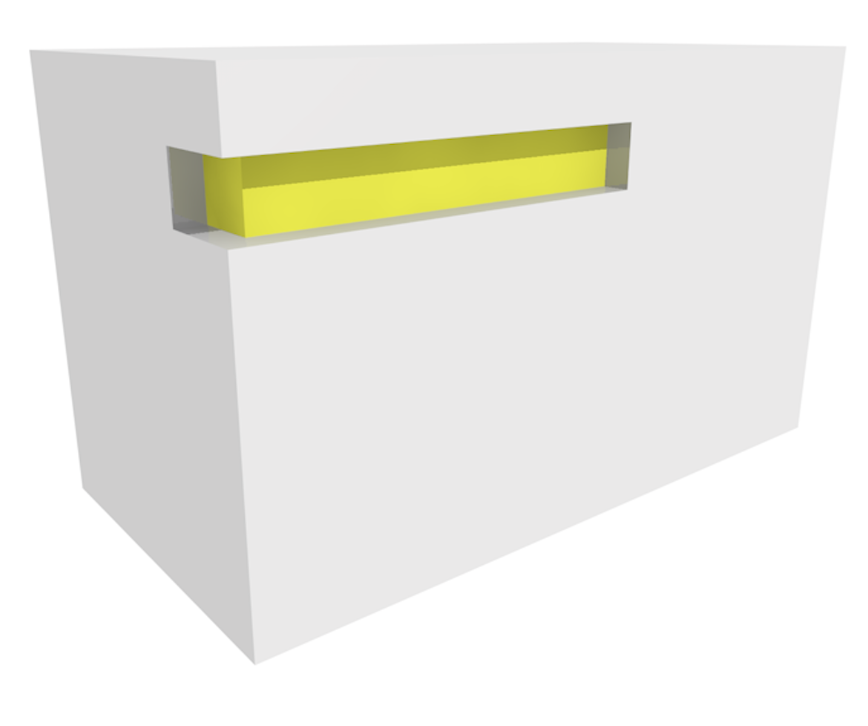 Counter - Reception - Cutout - 2 Pack finish