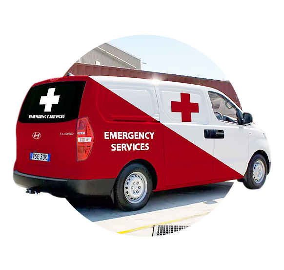 COVID-19 Mobile Testing Room - Van