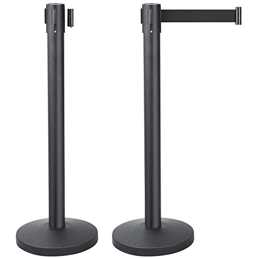 [Stock] Tensile barriers - Black w/ black belt