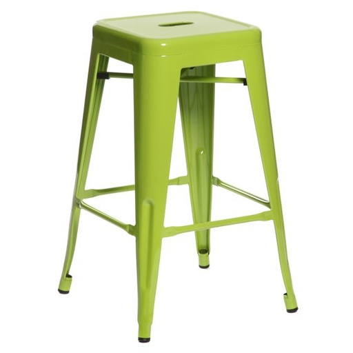 [Stock] Stool - Tolix (green) - 660mmH