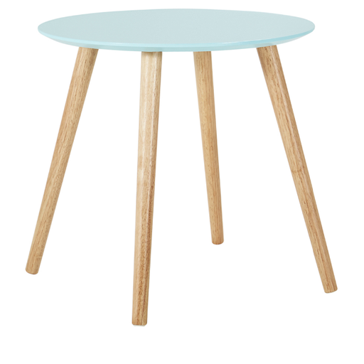 [Stock] Table - Coffee - Blue & Woodgrain