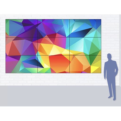 [Stock] Videowall 165" (3 x 3 - 55")