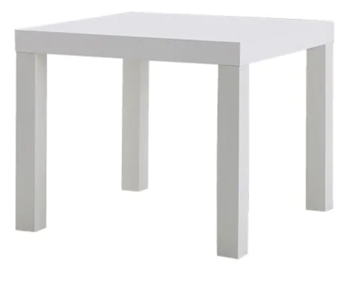 [Stock] Table - Coffee - Square - White
