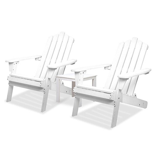 [Stock] Chair - Deck - White